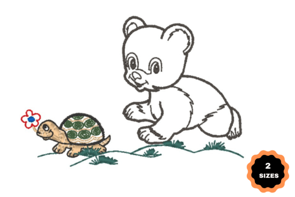 Bear with Turtle