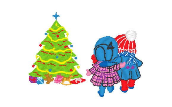 Boy and Girl Noel