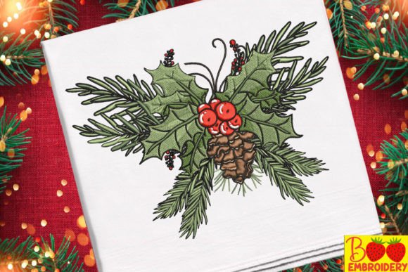Christmas Pine Branch