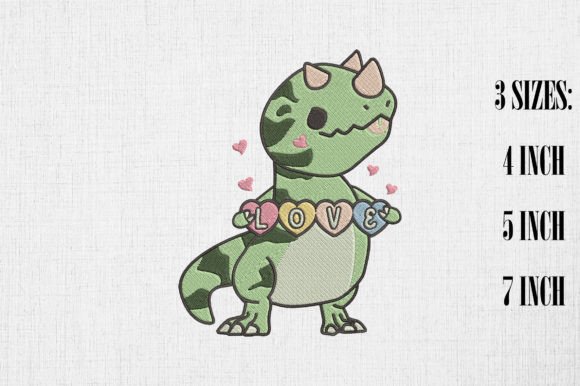 Cute Dinosaur Love Valentine
