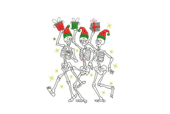 Dancing Skeletons Christmas