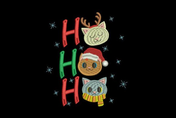 Ho Ho Ho Cats Christmas