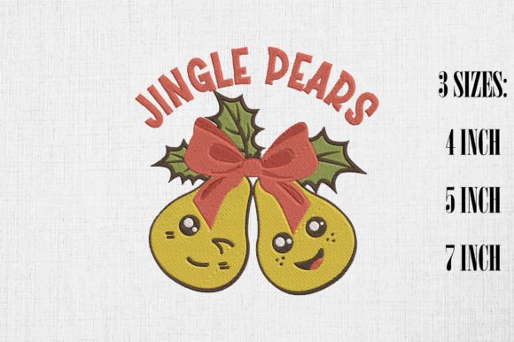 Jingle Pears Happy Christmas
