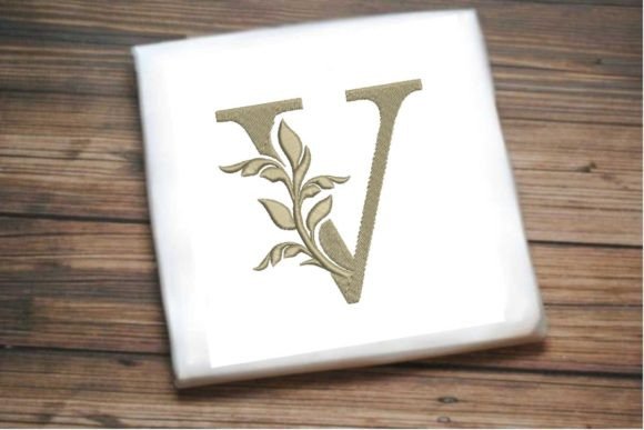 Letter V Beautiful Monogram
