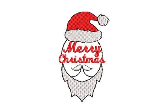 Merry Christmas Santa Face